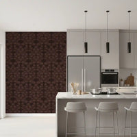 Deep Earthy Floral Motif Wallpaper⁠