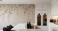 Minimalist Botanical Weeping Boughs Wall Mural