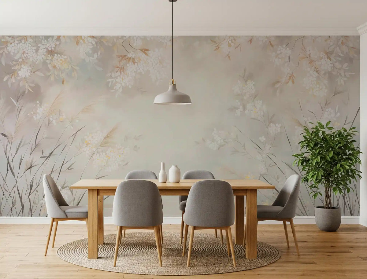 Minimalist Garden Drift Mural Wall Mural
