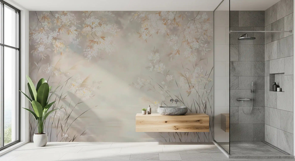 Minimalist Garden Drift Mural Wall Mural