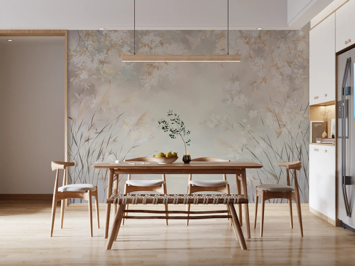 Minimalist Garden Drift Mural Wall Mural