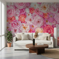 Petal Abundance Botanical Mosaic Wall Mural