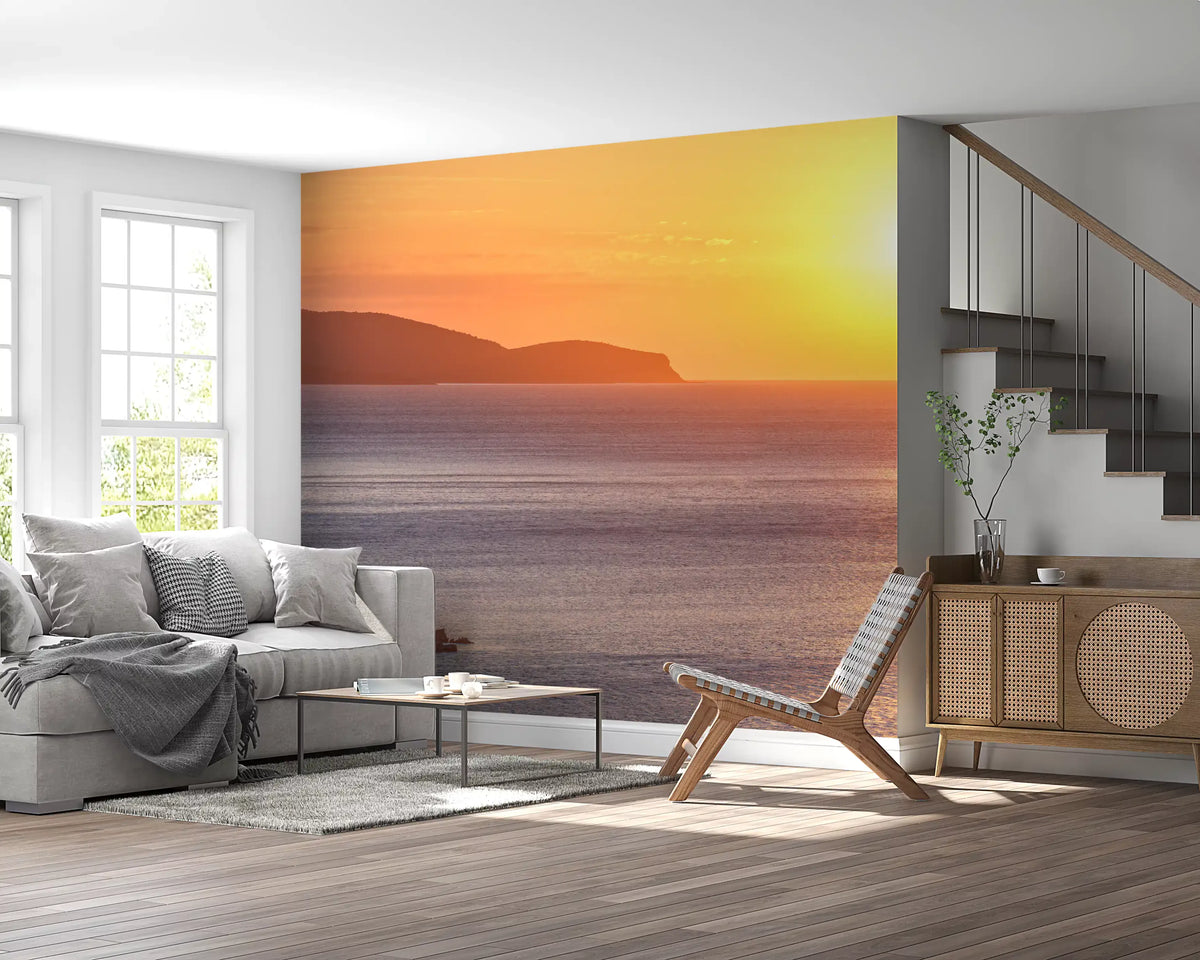 Serene Twilight Horizon Wall Mural