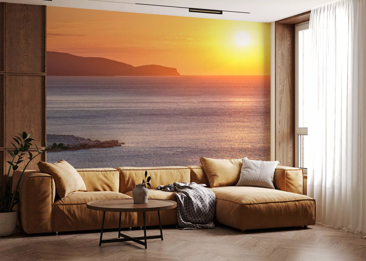 Serene Twilight Horizon Wall Mural