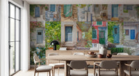 Coastal European Architectural Montage Wall Mural
