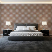 Minimalist Terracotta Geometric Grid Wallpaper⁠