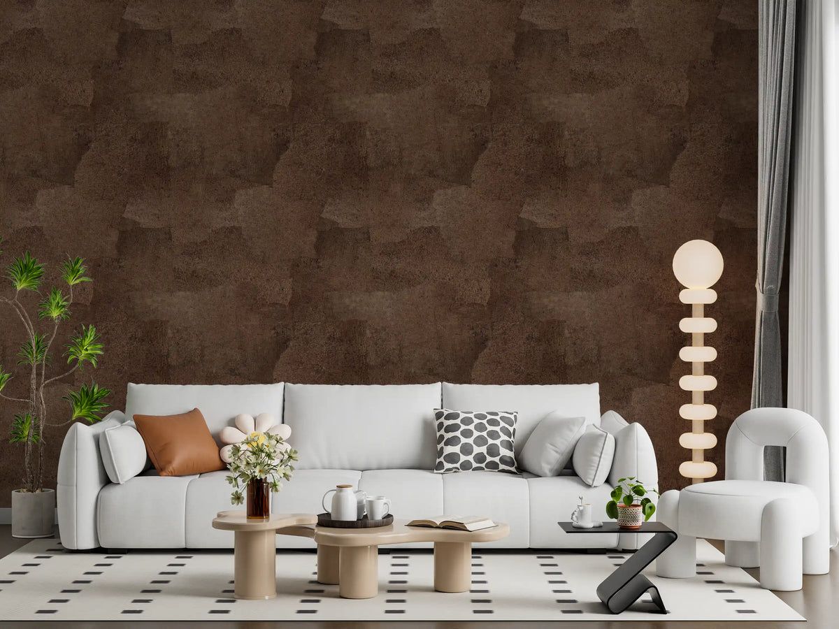 Torn Leather - Sable Wallpaper⁠