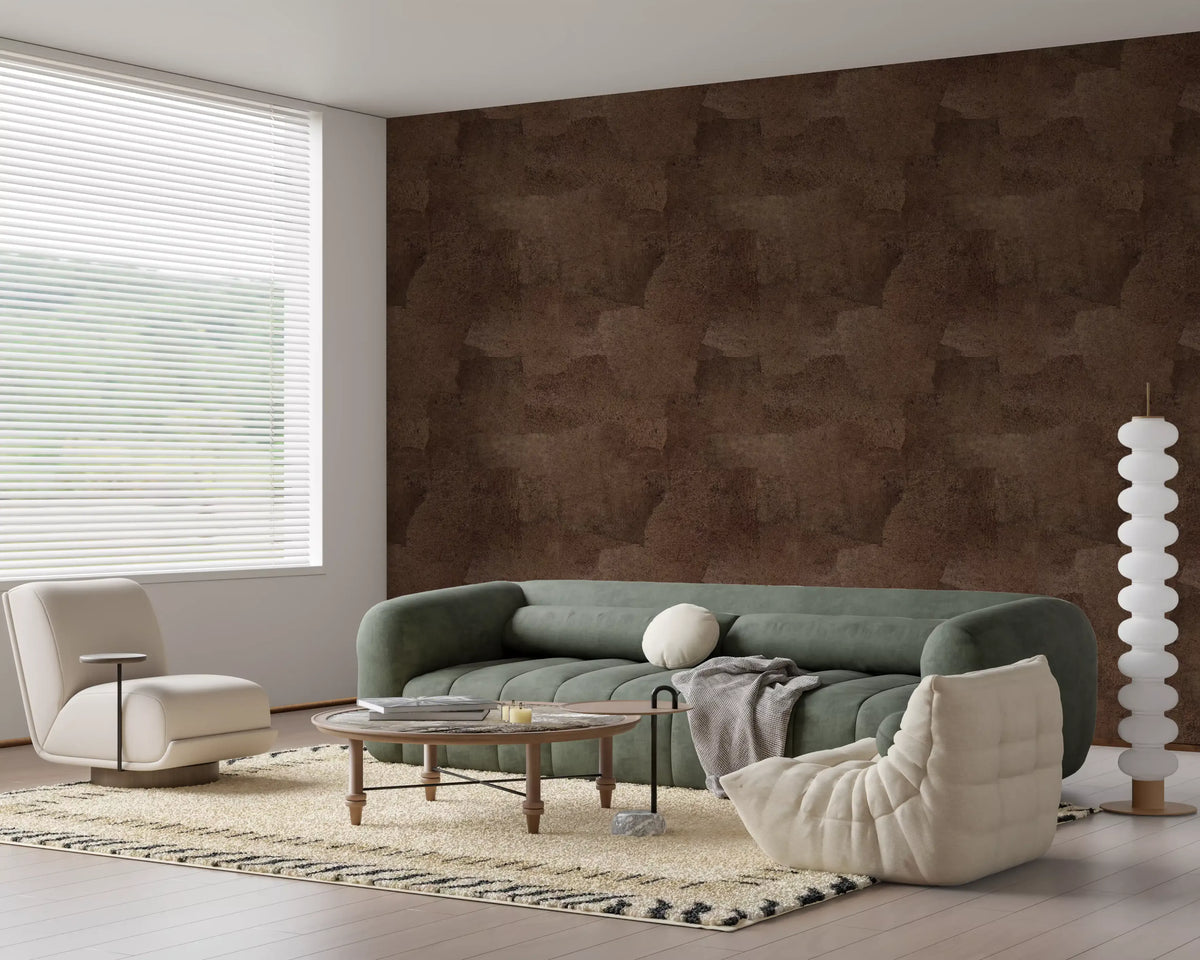 Torn Leather - Sable Wallpaper⁠