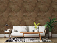 Torn Leather - Madder Wallpaper⁠