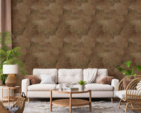 Torn Leather - Madder Wallpaper⁠