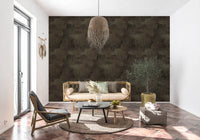 Torn Leather - Umber Wallpaper⁠