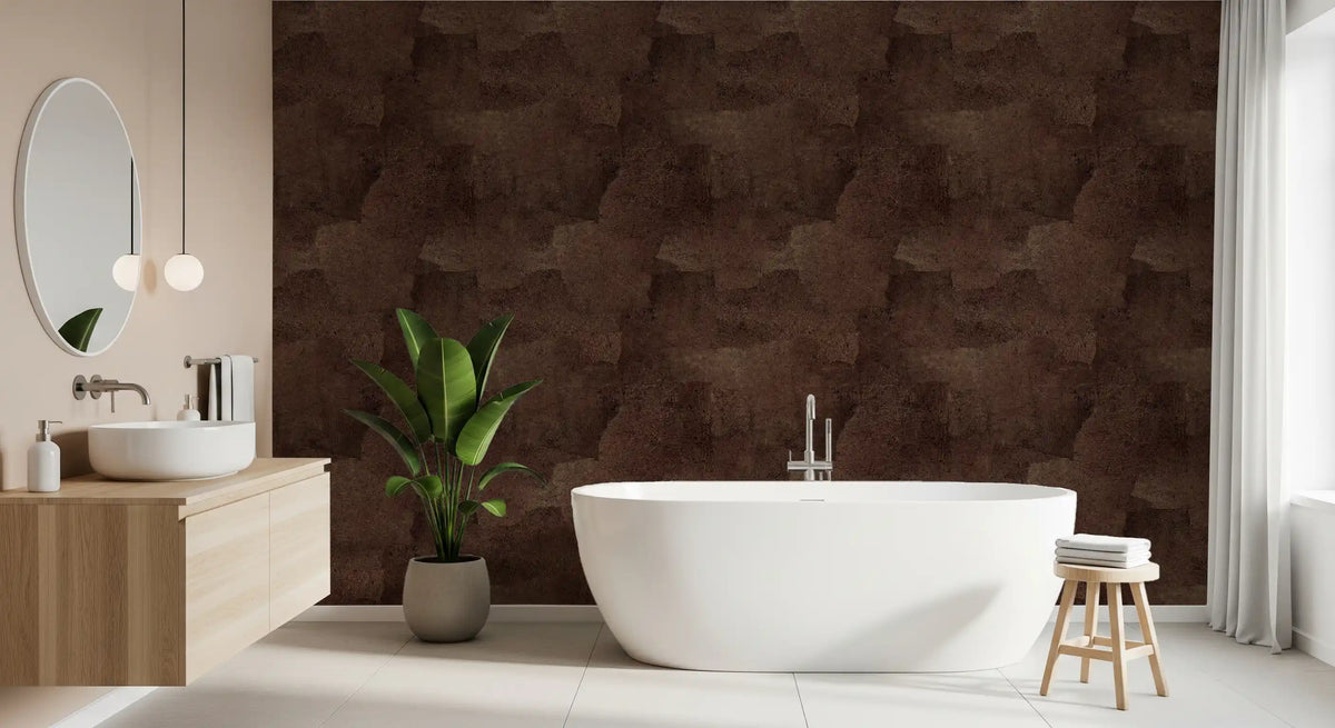 Torn Leather - Chocolate Wallpaper⁠