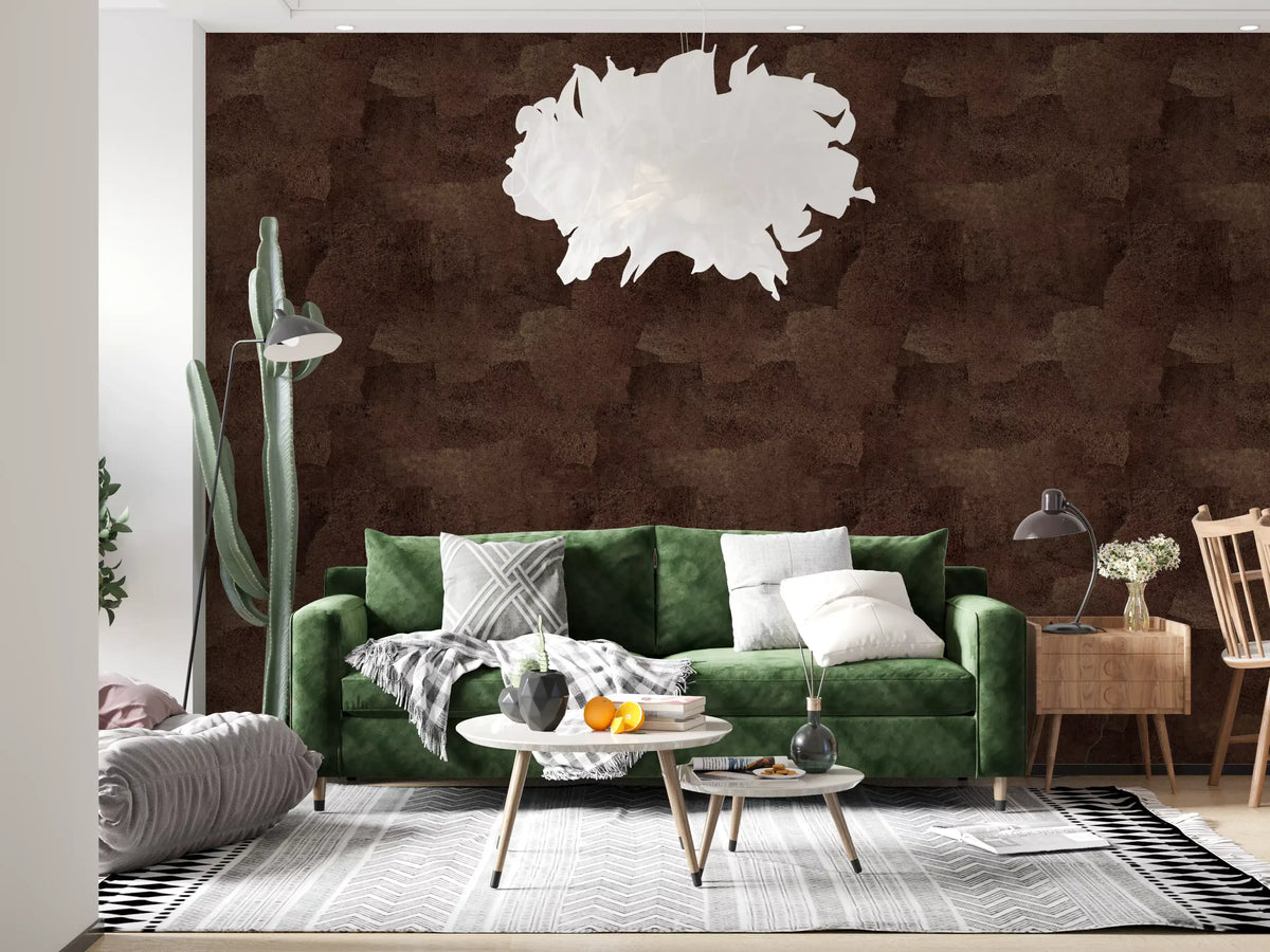 Torn Leather - Chocolate Wallpaper⁠