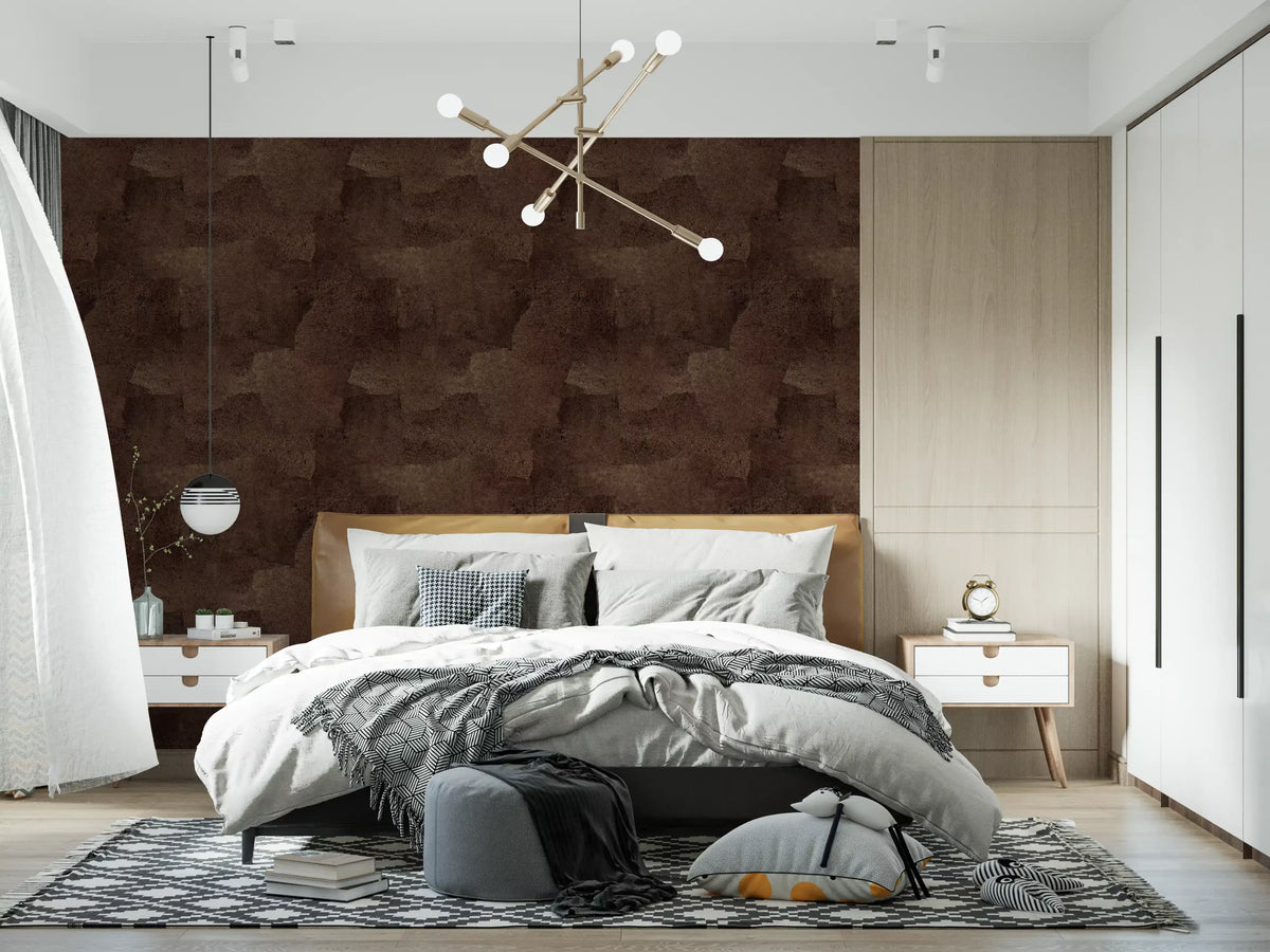 Torn Leather - Chocolate Wallpaper⁠