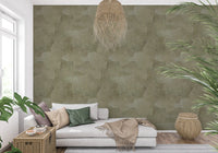Torn Leather - Chamois Wallpaper⁠