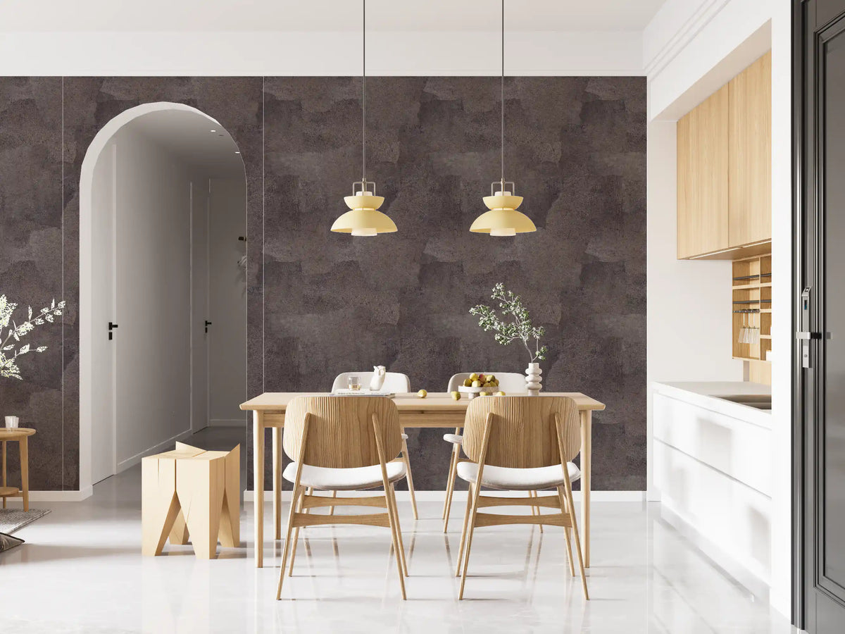 Torn Leather - Fig Wallpaper⁠