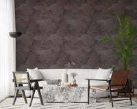 Torn Leather - Fig Wallpaper⁠