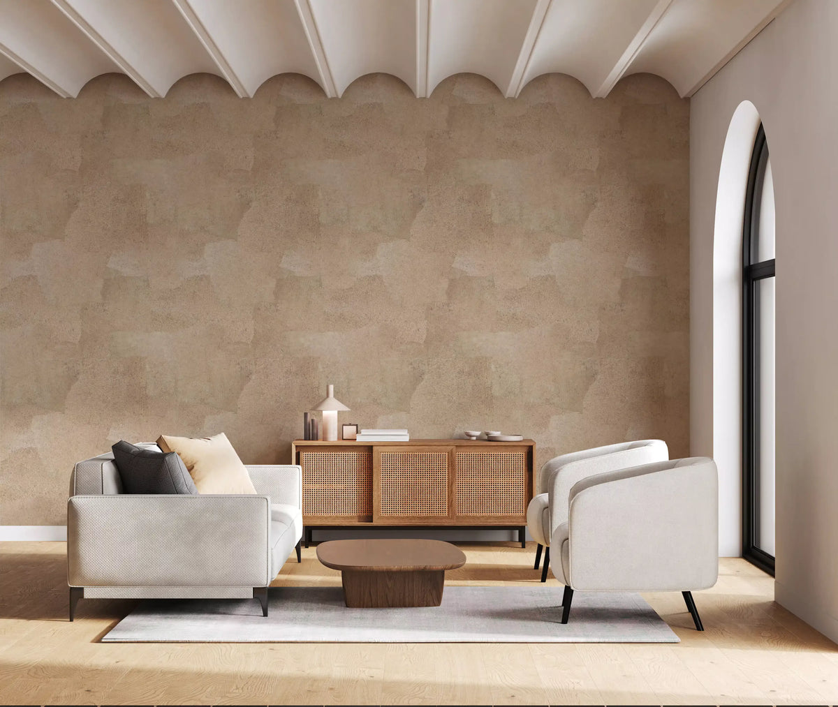 Torn Leather - Cherub Wallpaper⁠