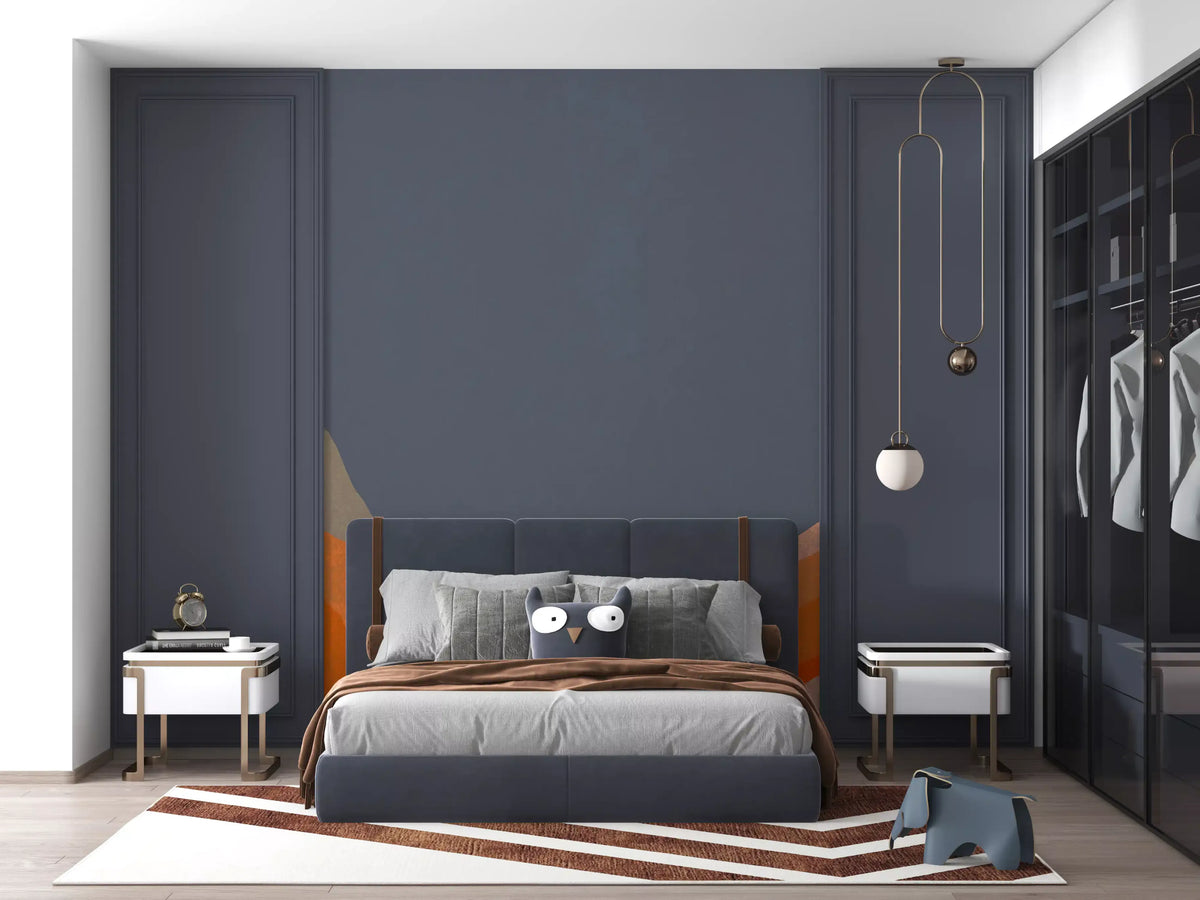 Abstract Painted Horizon Layers Wall Mural