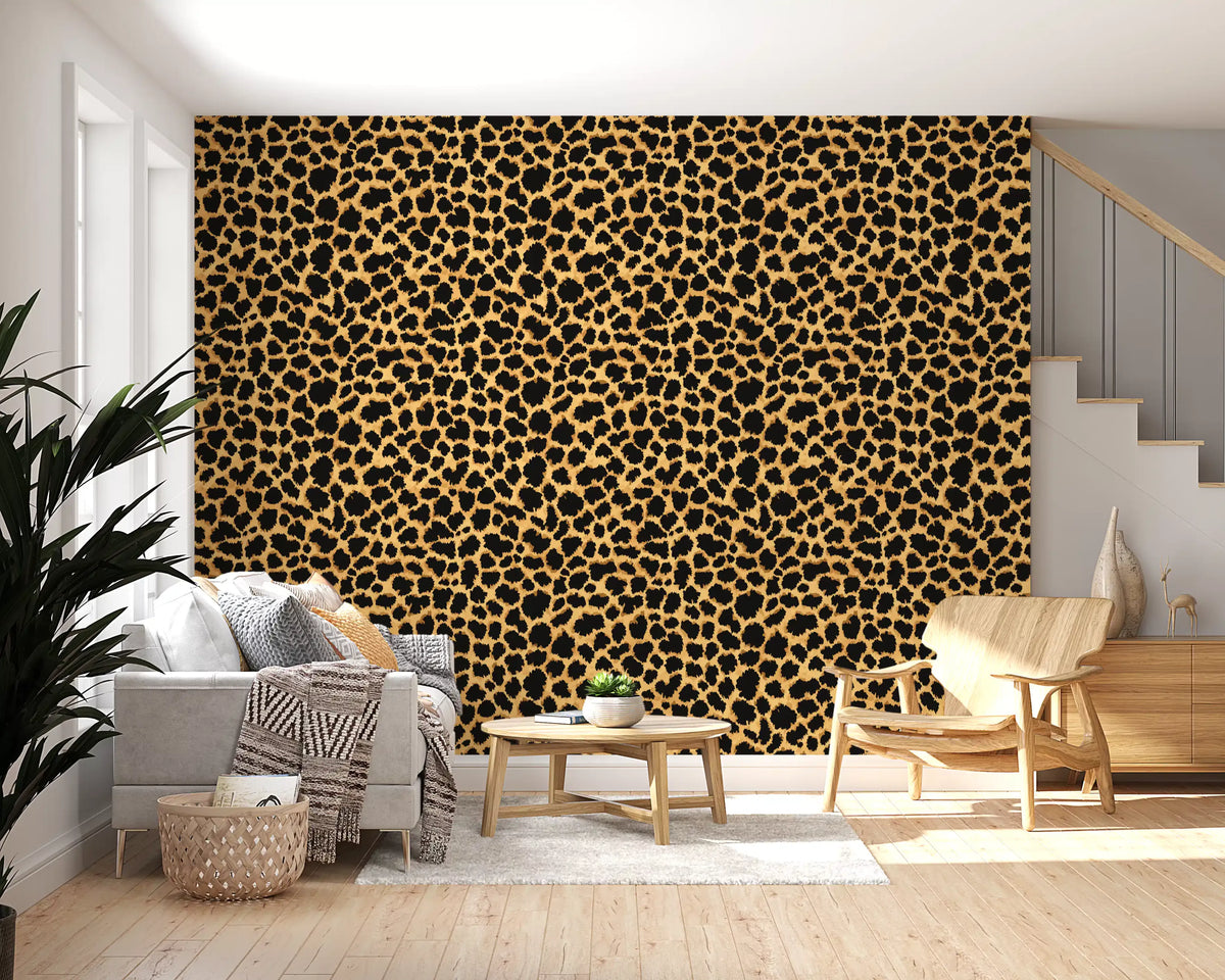Wild Safari Animal Print Wallpaper⁠