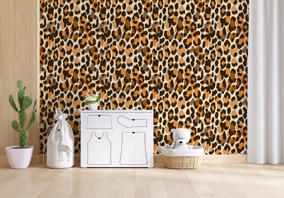 Classic Spotted Animal Print Wallpaper⁠