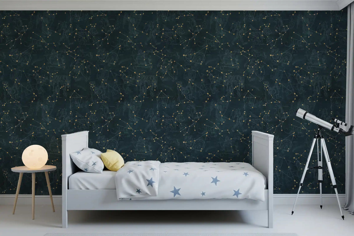 Eternal Star Atlas - Petrol Wallpaper⁠