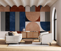 Modern Geometric Mosaic Wall Mural
