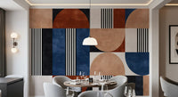 Modern Geometric Mosaic Wall Mural