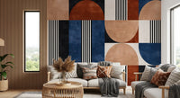 Modern Geometric Mosaic Wall Mural