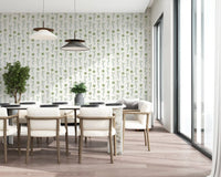 Minimalist Green Sprig Botanical Wallpaper⁠