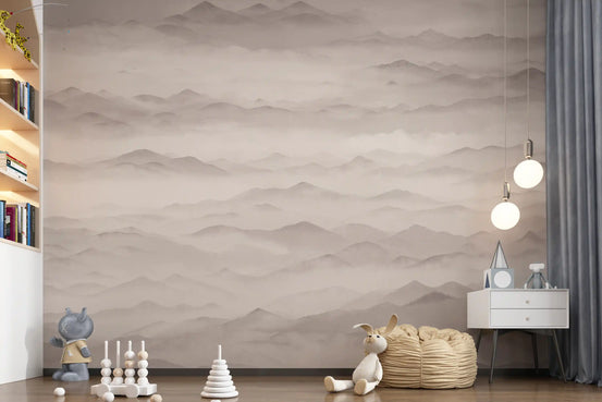 Roerich Twilight - Smoke Wall Mural