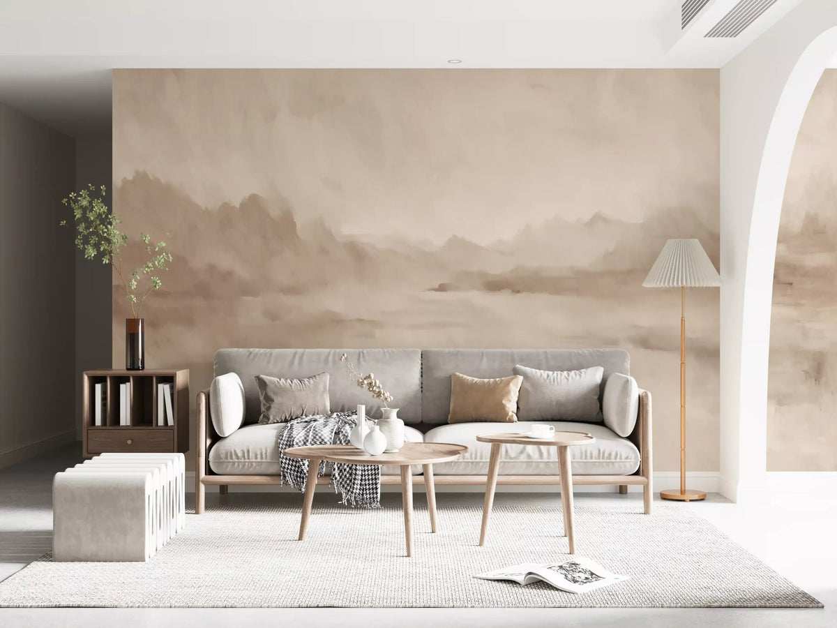 Velvet Horizon - Sepia Wall Mural