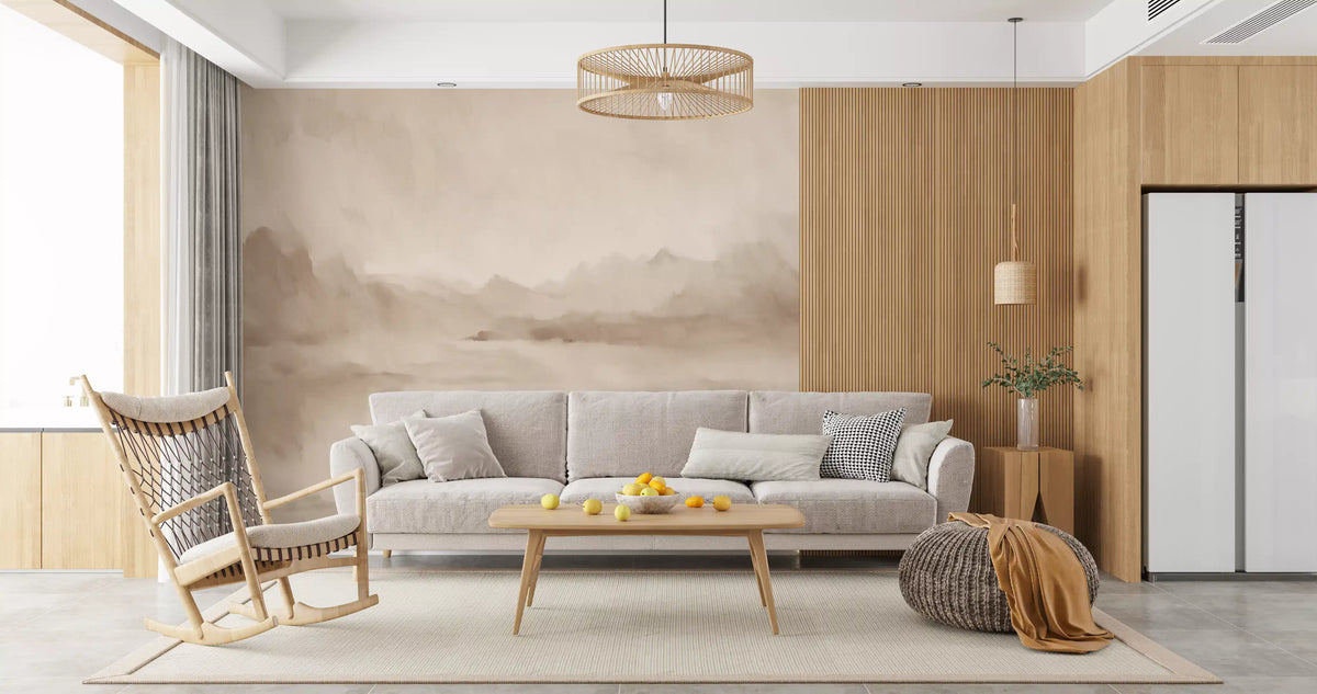 Velvet Horizon - Sepia Wall Mural