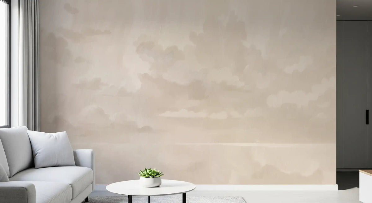 Velvet Smoke - Sand Wall Mural