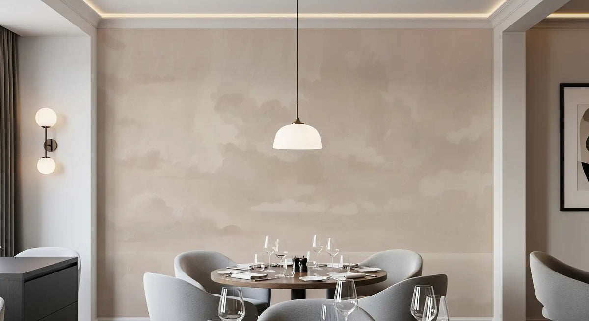 Velvet Smoke - Sand Wall Mural