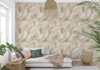 Neutral Brushstroke Sweep Wallpaper⁠