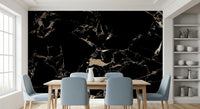 Black Gold Marble Luxury Wallpaper Wall Mural