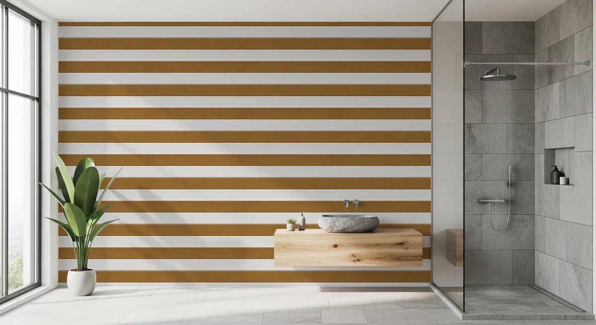 Golden Beige Striped Texture Wallpaper Wallpaper⁠
