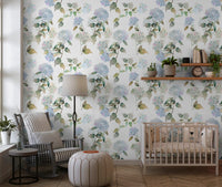Blue Hydrangeas Wallpaper⁠