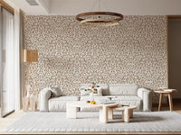 Abstract Umber Swirls Wallpaper⁠