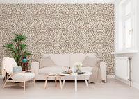 Abstract Umber Swirls Wallpaper⁠