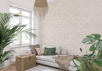 Abstract Blush Rhythmic Flourish Wallpaper⁠