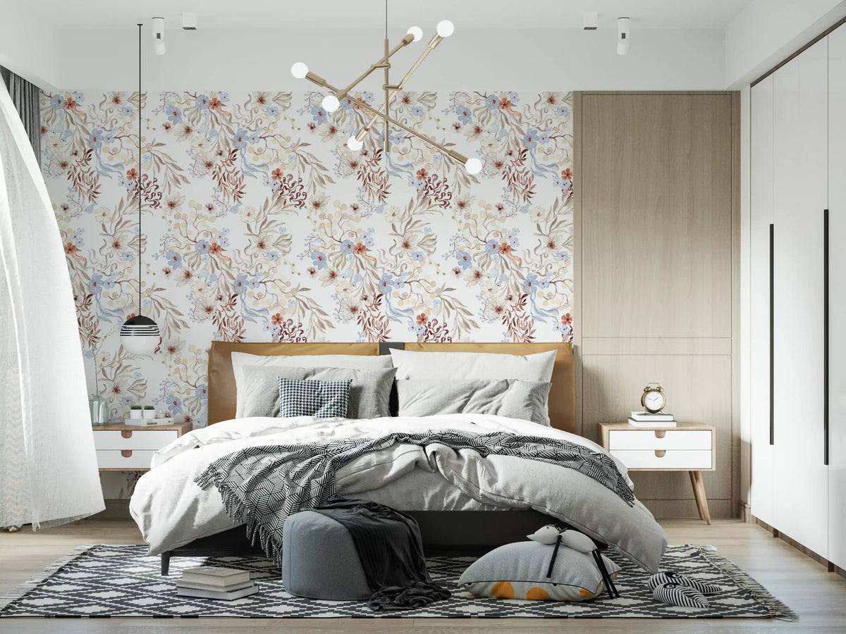 Ethereal Botanical Field Wallpaper⁠