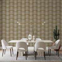 Earth Tone Geometric Rhythm Wallpaper⁠