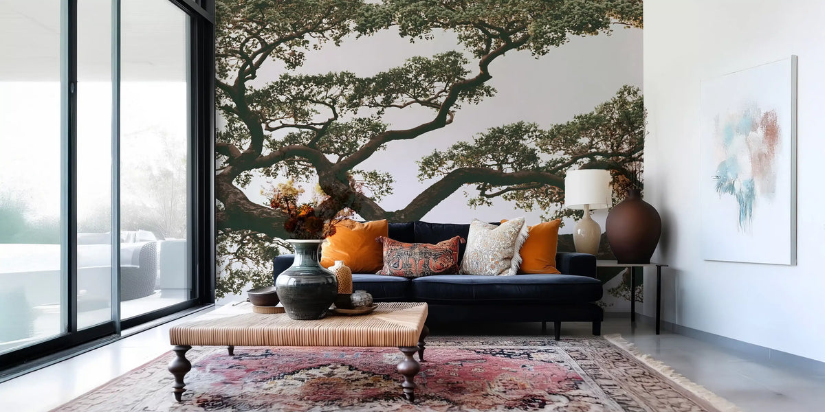 Ancient Canopy Silhouette Wall Mural