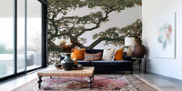 Ancient Canopy Silhouette Wall Mural