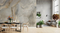 Natural Cream Onyx Stone Texture Wall Mural