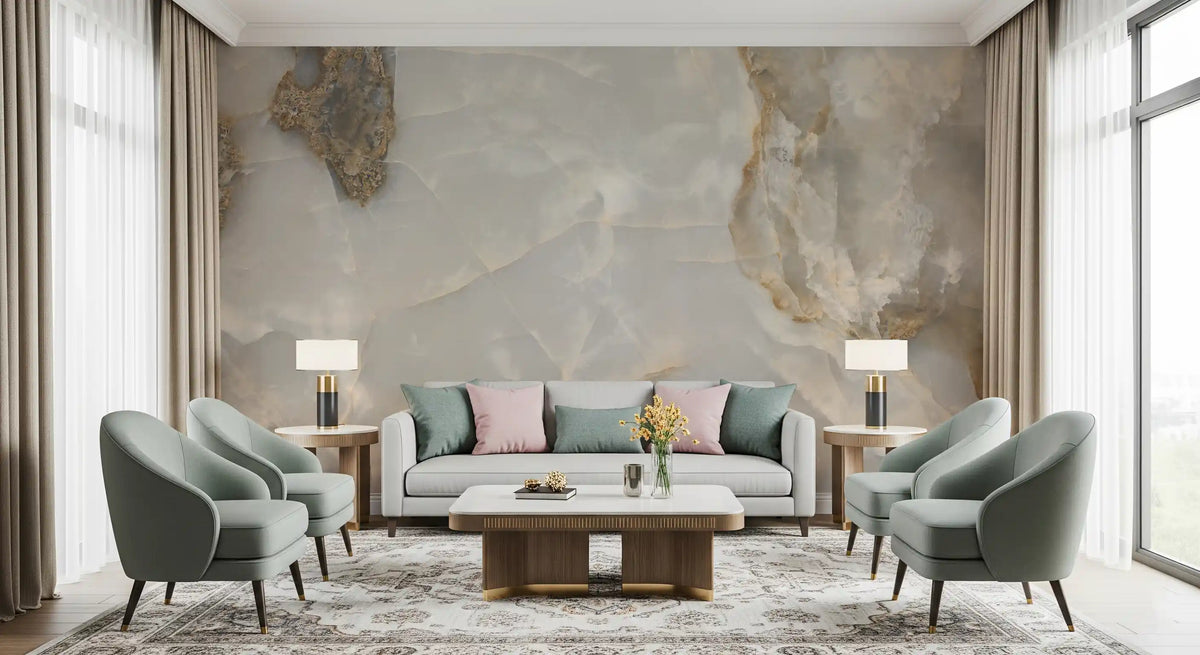 Abstract Stone Slabs Wall Mural