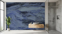Indigo Veined Slate Wall Mural