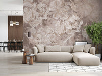Misty Sage Duck Egg Botanical Floral Wall Mural Wall Mural